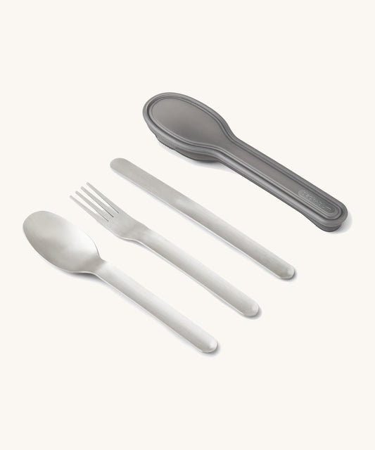 Ensemble de couverts de voyage en acier inoxydable Black+Blum